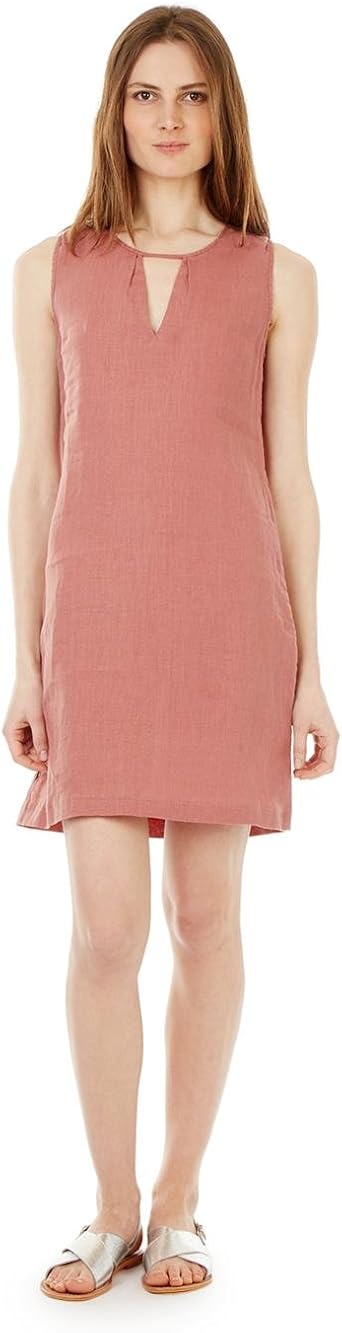 monoprix robe en lin