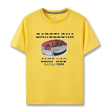 FCバルセロナ公式記念Tシャツ(歴代タイトルプリント) 94s Amazon.co.jp: [M-loongren] FCバルセロナ Tシャツ メンズ 半袖