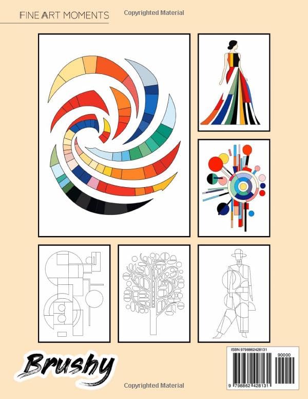 Fine Art Moments™ Coloring Book 4: Make Your Own Minimalist Masterpiece - Easy & Elegant, Satisfying Art Therapy for Adults | Perfect for Relaxation, ... Moments™ Collection | Art Coloring Book Set) image 3