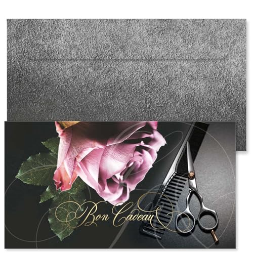 Formulaires imprimés bons cadeaux à remplir avec enveloppe coiffure
