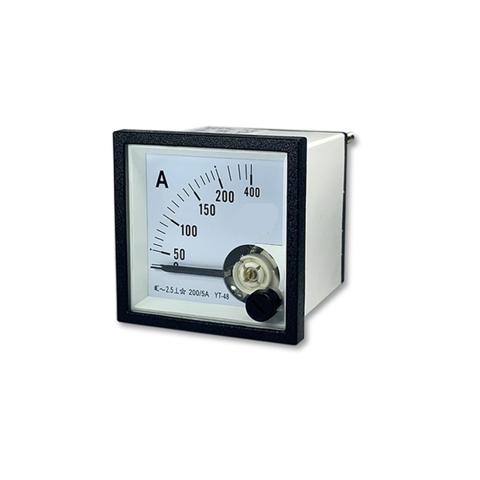 Misuratore di corrente alternata a doppio ago YT48 con sovraccarico sei volte 20/30/50/75/5a/1 Acp48exeiic T6 1 pz(AC 10-5A 60A)