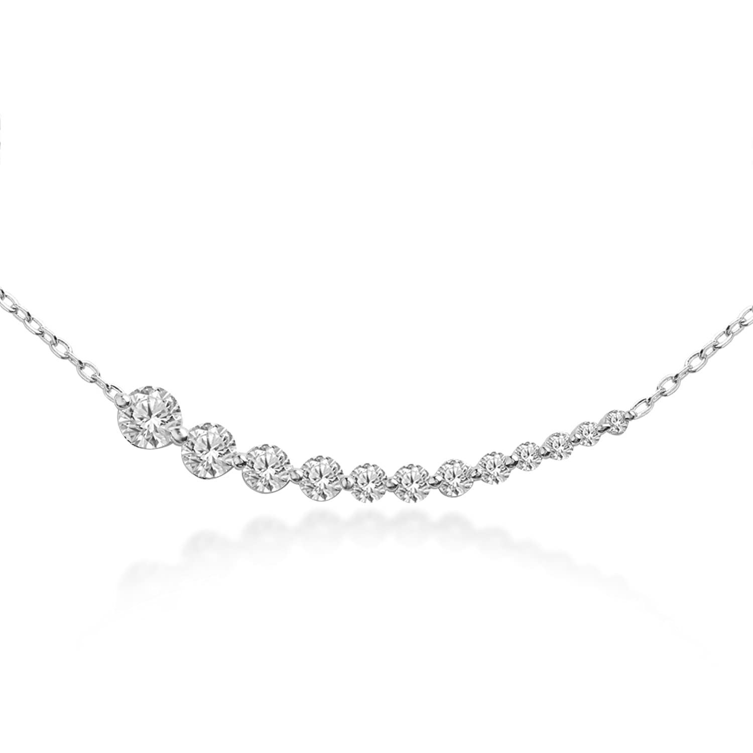 See full amazon price history chart for MINUTIAE Silver Plated Pendant Necklace With Round Cut Solitaire Austrian Cubic Zirconia Diamond For Women And Girls With Extendable Chain Fashion Jewelry MINUTIAE Silver Plated Pendant Necklace With Round Cut Solitaire Austrian Cubic Zirconia Diamond For Women And Girls With Extendable Chain Fashion Jewelry (B094G78VYL) Amazon Price History, Amazon Price Tracker