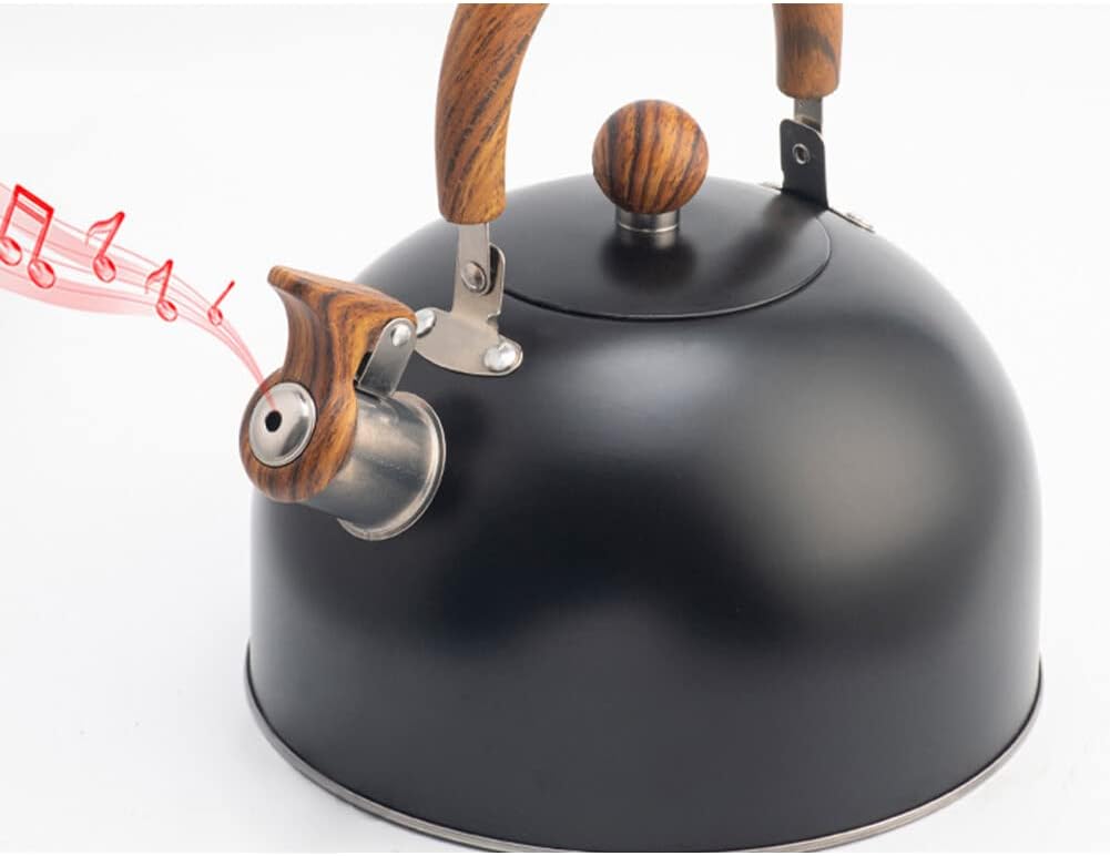 Whistling Kettle Tea Kettle - 3.1 Quart Tea Kettles Stovetop Whistling Teapot Stainless Steel Tea Pots for Stove Top Whistle Tea Pot 3 Liter Whistling Tea Kettle