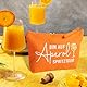 MEJOSER Aperol Geschenk Kosmetiktasche Kulturtasche Federmäppchen Lustig Geschenke zum Geburtstag Weihnachten JGA für Damen Herren Make Up Tasche Reise Schminktasche (Orange)