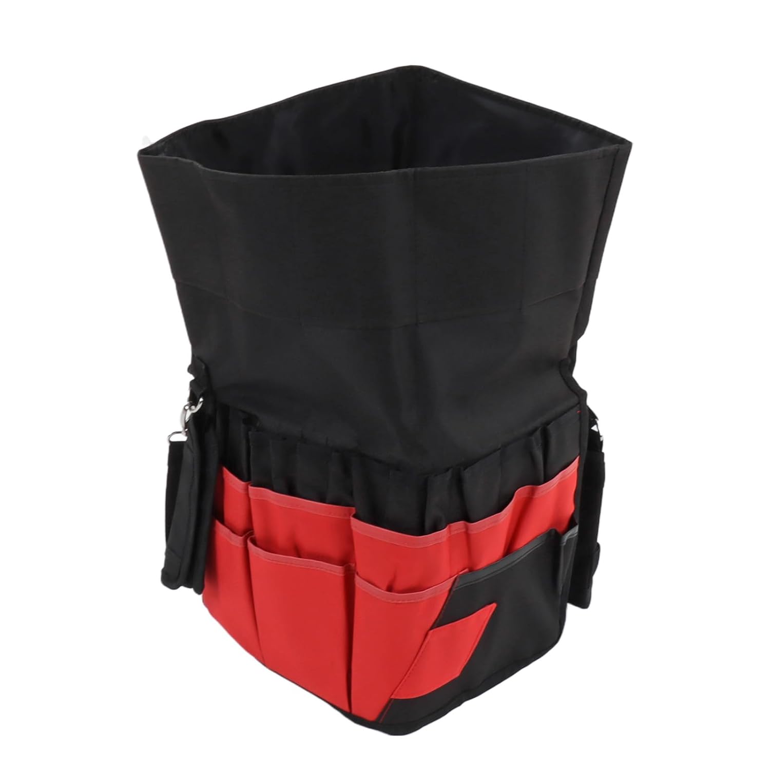 Garden Tools Organizer, Bucket Tool Bag Easy to Carry for Garden (Red
