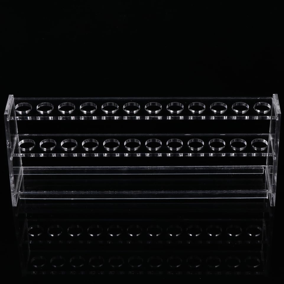 PRETYZOOM 1 Satz Test Tube Rack Holder Abnehmbarer Ständer für Reagenzgläser Transparentes Labormaterial für und Wissenschaftliche Experimente