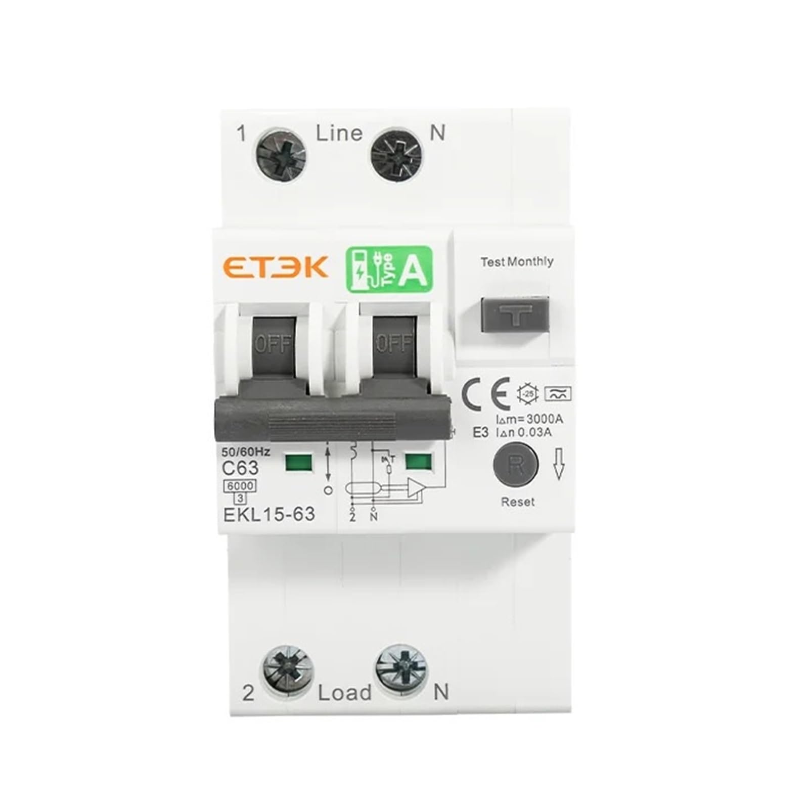 Disjoncteur différentiel Type A EKL15 résout les risques de surtension et fuite électrique