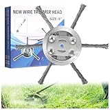 Steel Wire Grass Trimmer Head, 2025 Upgrade Wire Weed...