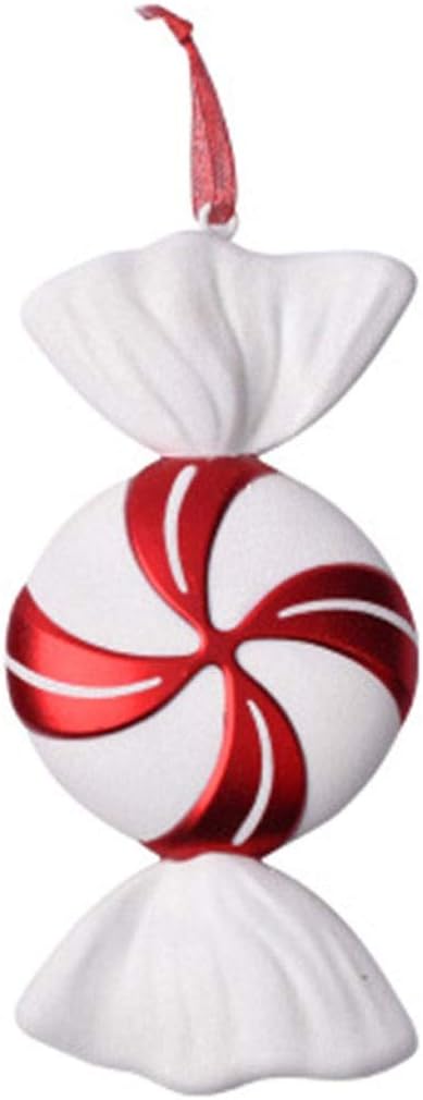 Hot Scene Layout Gift Ornaments Pendant DIY Candy 30CM Red and White Color Candy Stage Layout Christmas Decorations (Size : Style 1) (Style 1)