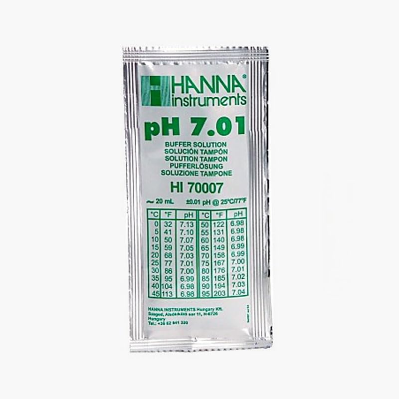 Kalibrierlösung HI70007P pH 7,01; Standardqualität, 25 x 20mL-Beutel