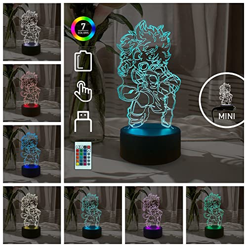 Deku USB luce notturna anime eroe ragazzi studenti...