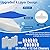 Sagry 50 Counts Disposable Toilet Bowl Wand Refills, 5X Cleaning Power Toilet Cleaner Refill Pads, Deep Cleaning, No Falling Apart, Fresh Fragrance, Compatible with Most Toilet Brushes