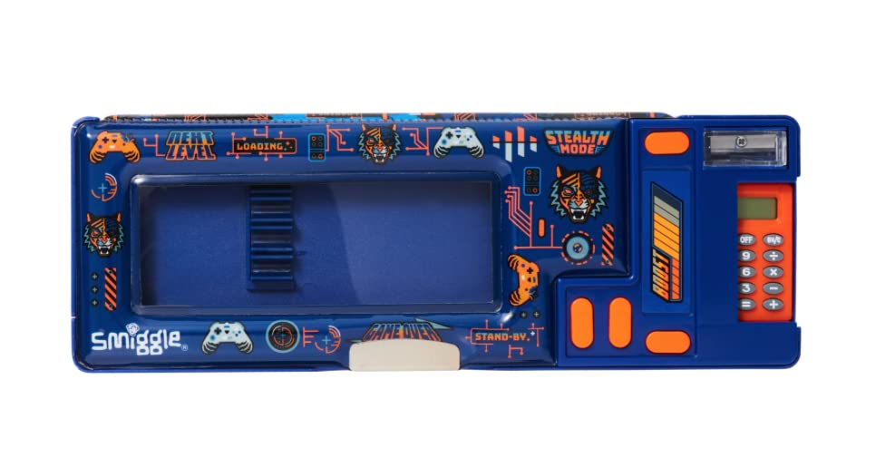 Smiggle Hey There Pop Out Pencil Case Navy