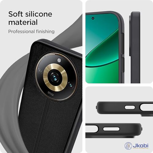 Image of Jkobi Back Cover Case for Realme 11 Pro 5G | Realme 11 Pro Plus 5G (Textured Grip Design | Camera Protection | Slim and Light Weight | Soft Touch and Feel | Black)