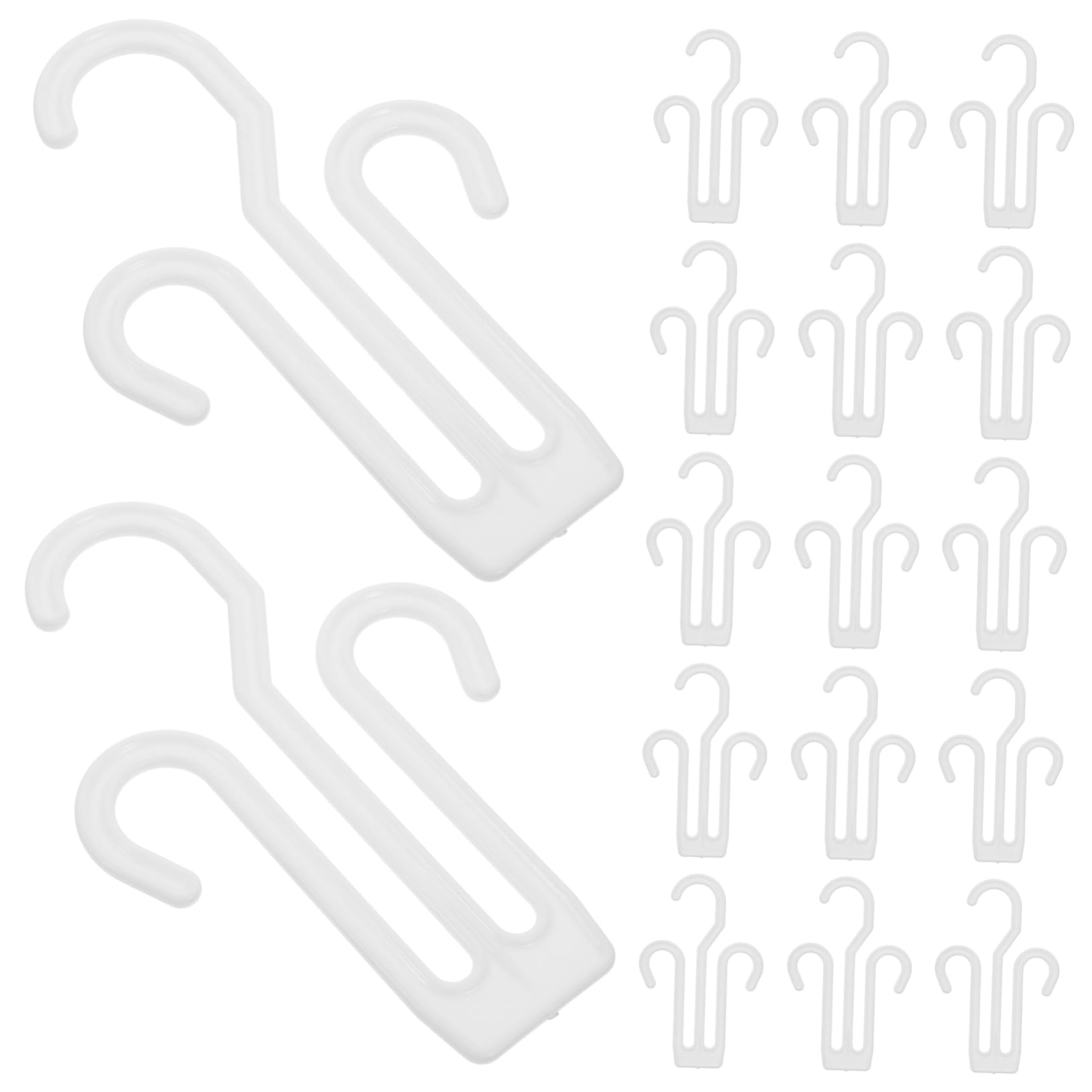 HOOTNEE Pp Material Shoe Hangers 30 Pcs Drying Racks for Shoes Slippers Boots Hanging Storage Hooks