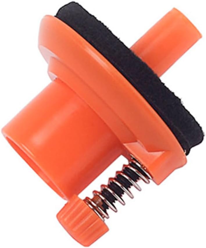 VANZACK Orange Cymbal Stand Holder Adjustable Hi-hat Cymbal Support 360° Rotation Sturdy Metal Base for Drummers Compatible Most Drum Sets