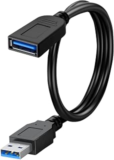 ikis 30cm USB 3.0 Extension Cable Extender SuperSpeed 5 Gbps USB 3.0 Type A Male to USB A Female Extension Cord for Printe... Price In India