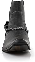Vista 3 de Ferro Aldo Alejandro MFA606326 - Botas de vestir para hombre, de espuma viscoelástica, estilo casual, con hebilla alta y hebilla