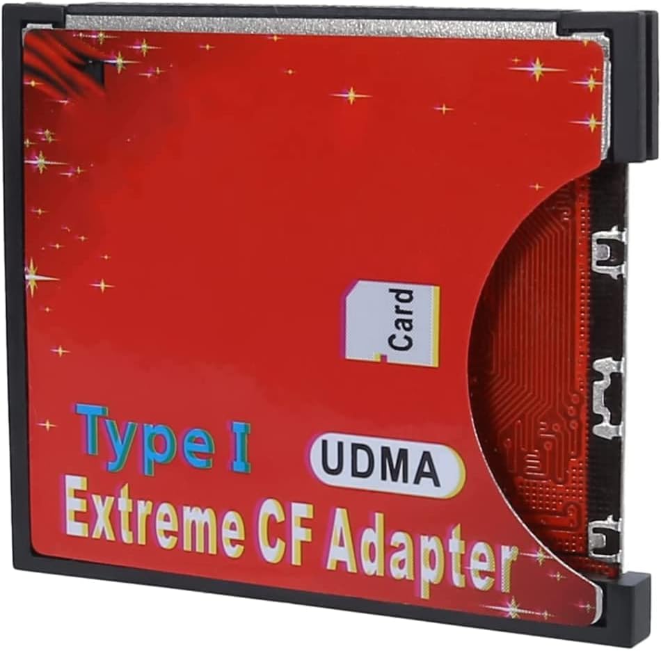 Хажуу тал view of the QUMOX CF Adapter Reader, showing the slot for inserting an SD card.