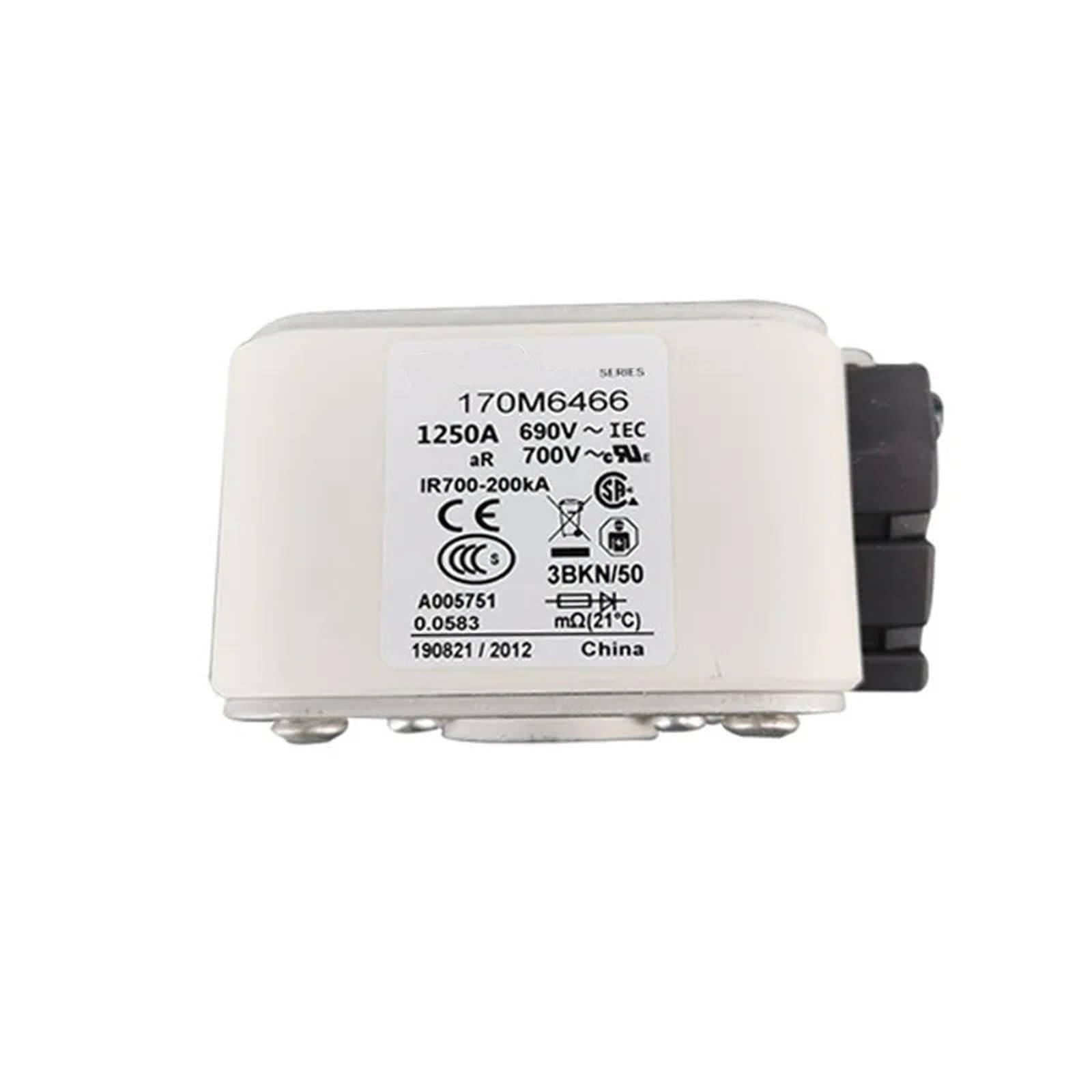 Porte-fusible 170M6466 haute résistance thermique pour composant électronique