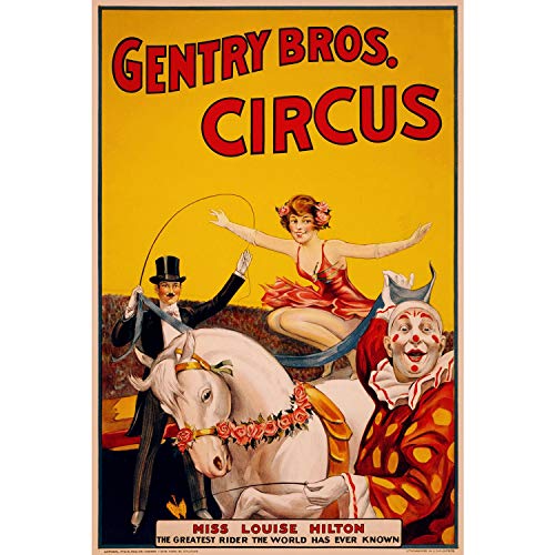 Clowns magie 91x92cm poster pour habiller un grand mur vide avec style