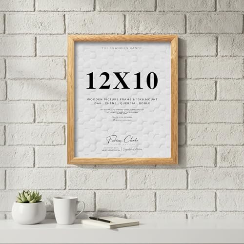 12x10 Photo Frame 12x10 Inch Oak Picture Frame with Rounded Edge, Wall Mount Display Modern Style Wooden Photo Frame for Modern Home Décor - Image 4