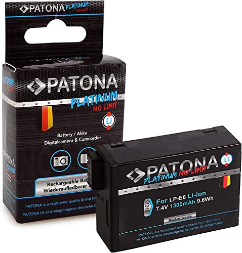 Patona Platinum Battery Canon LP E8