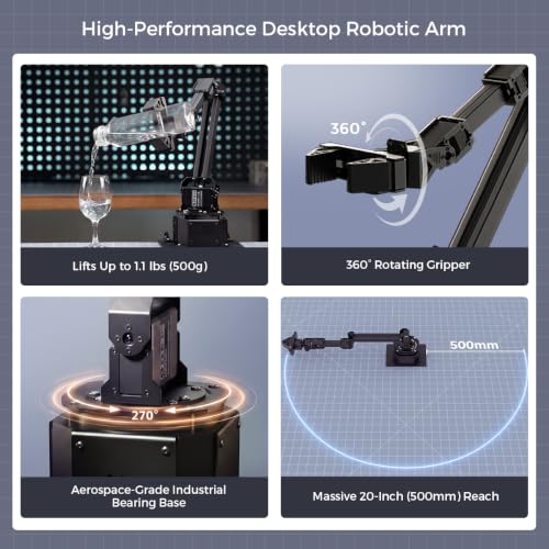 Image of Robotic Arm VLA Embodied AI for Arduino Programming STEM Educational Robot