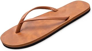 Slim Flip Flops for Women and Men, Shower Flat Sandals for Summer Bathroom Beach Pool, Ultra Lightweight Basic Thongs Rubber Soft Slide Slip-on Shoes