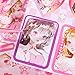 Auguro Cute Scrapbook Stickers Book - 500 Pre-Cut A5 Size Cute Girl & Kawaii People Stickers for Girls