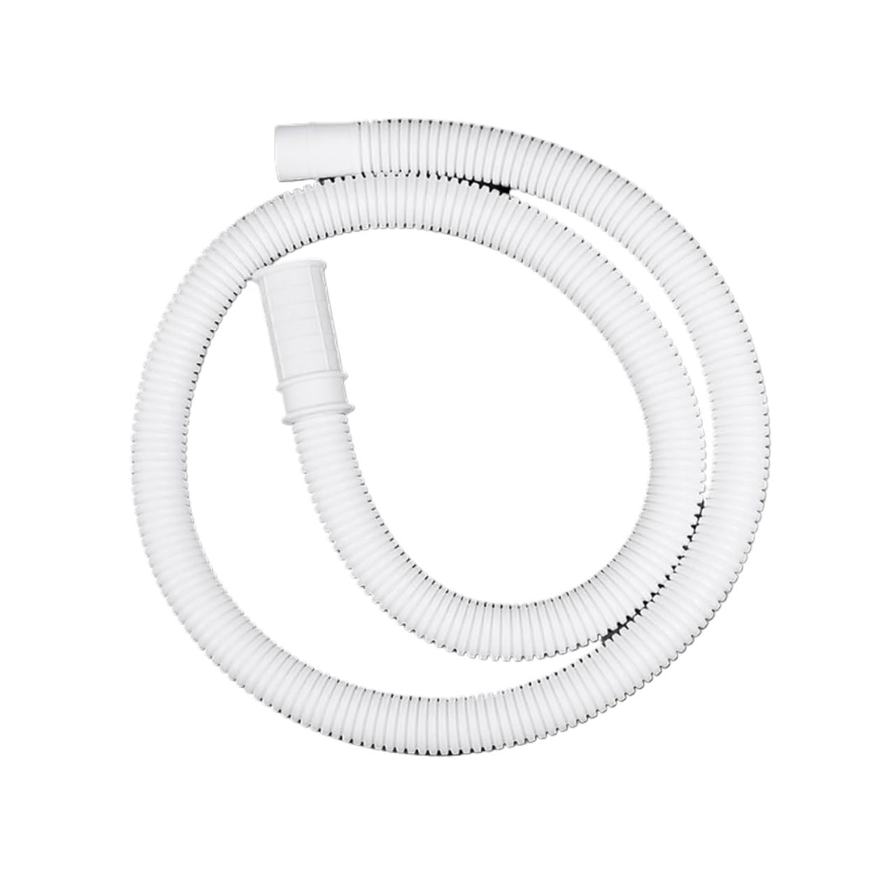 Washing Machine Dishwasher Drain Hose Pipe Waste Water Outlet Expel Soft Tube White PP Plumbing Stretchable Flexible(1m)