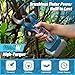 MaxEarn Akku Astschere für Makita BL-18V, 40mm Elektrisch Gartenschere, Max Öffnung 65mm Batterie Schere mit Bürstenlosen Motor, LCD-Display, Baumschere zum Beschneiden von Bäumen (Kein Akku)