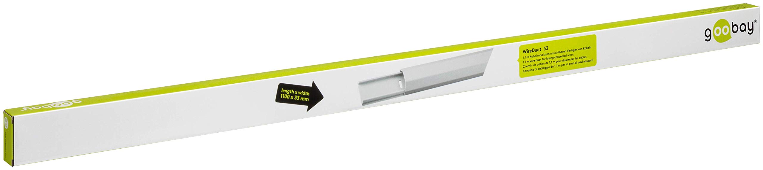 Canaleta de Aluminio semicircular de 33 mm para el tendido Invisible de Cables