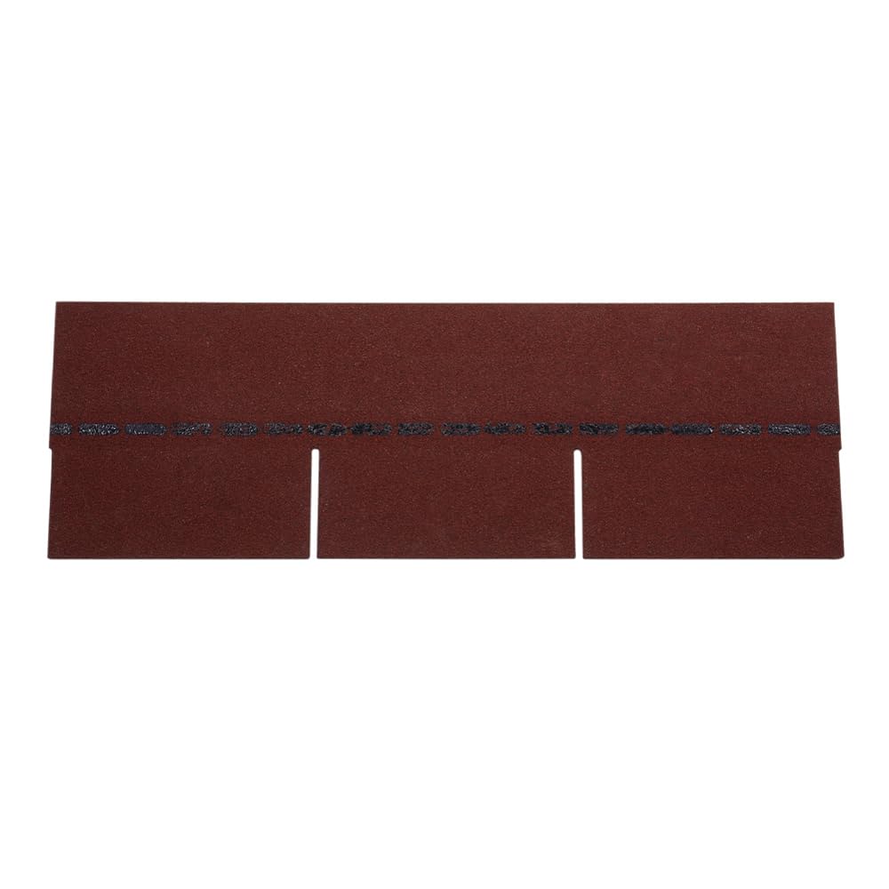 INMOZATA 18pcs/2.61sqm Roofing Tiles, Thickness 2.7mm Self-Adhesive Roofing Felt Tiles for Roof Sheds, Weather Resistant Waterproof Asphalt Roof Shingles(Red, Classic Square) โ image 1