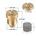 Foam Cannon Orifice Nozzle Tips and Foam Maker, Universal Replacement Foam Generator Nozzles Mesh Filter for Snow Foam Lance (1.1mm, 3000 PSI)