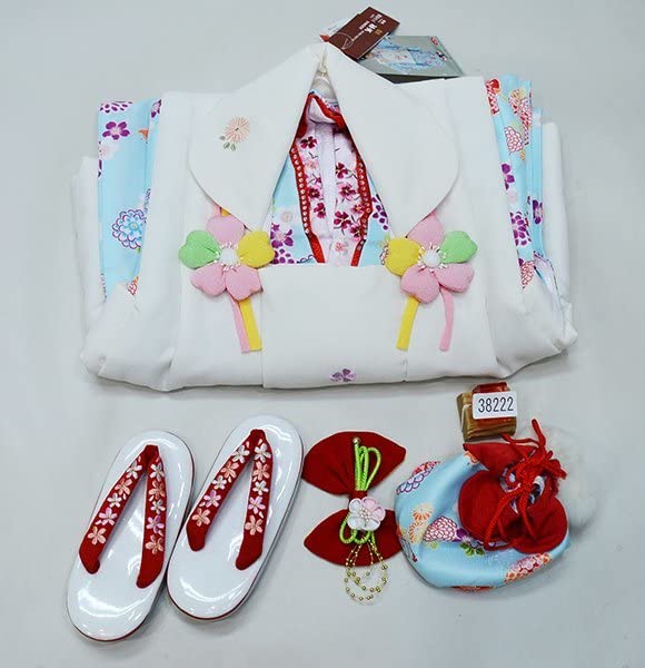 Amazon.co.jp: 七五三 三歳 女児 被布着物フルセット リョウコキクチ R  