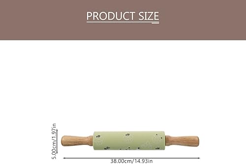 Miniatura 2 de LIFKOME Rodillo de silicona para pastelería, pizza, dumpling Skin Maker Docker para masa, ahorro de tiempo, suministros de horneado para pizza