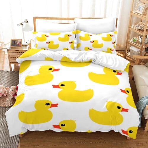 Funda nórdica de pato blanco para cama de 90 ideal en habitaciones infantiles