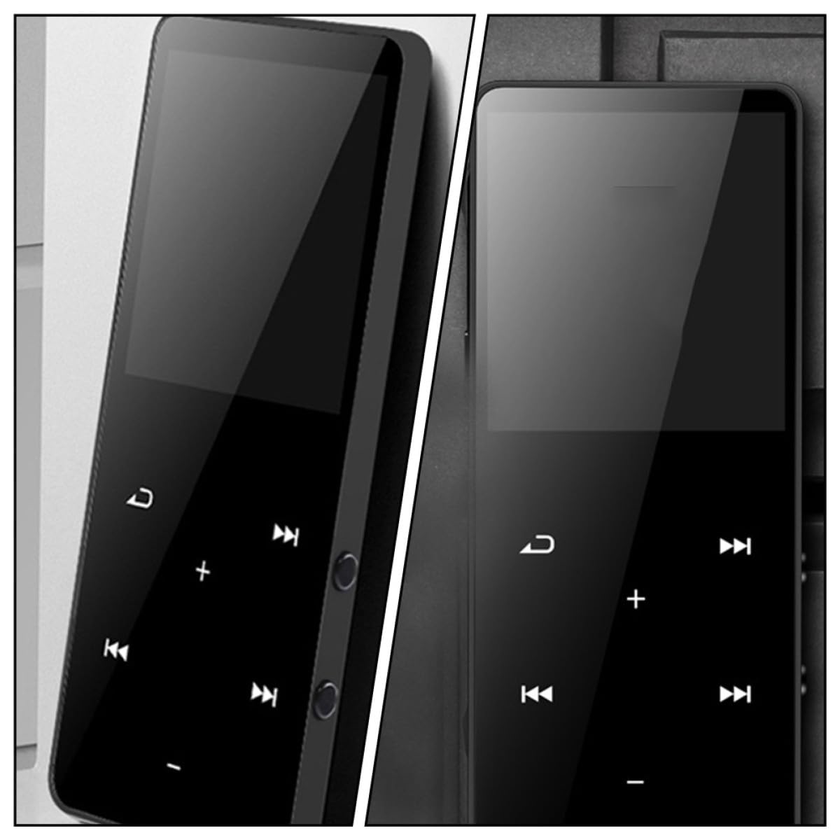 DOITOOL Reproductor de Música Mp3 Mp4 sin Pérdida, 16 GB, Control Táctil, Inalámbrico, Pantalla de 1,8 Pulgadas para Deporte