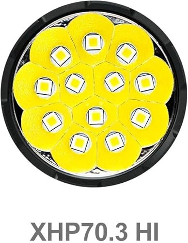 Miniatura 7 de ACEBEAM Combo X75 X-75 XHP70.2 6500K Linterna recargable PD más brillante - 80,000 lúmenes -3,773.0 ft de tiro - Actualización de X70, con llavero