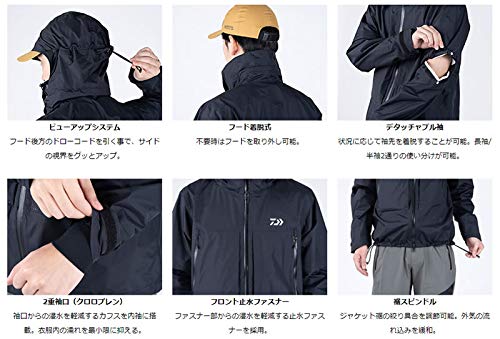 Amazon | ダイワ(DAIWA) レインスーツ DR-3021 バリアリーフL