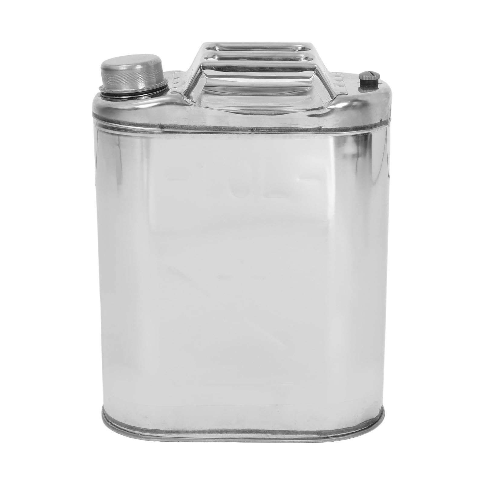 TOYANDONA Tragbarer Edelstahl Wasserkanister 10l mit Ergonomischem Griff und Belüftungsventil für Camping und Gartenbewässerung