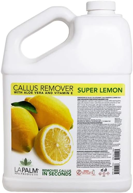 La Palm Spa Callus Remover Super Lemon Eliminates Calluses in Seconds 1 Gallon