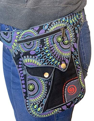 Unique design multipurpose Fanny Pack Hippie Bag Hip Bag Waist Pack Bag Festival Bag Travel waist pack / 100% cotton| FAIR TRADE | Handmade with Love