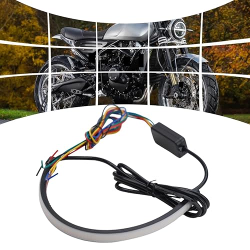 Luz de freno trasera para motocicleta accesorio de parada 20 cm 2