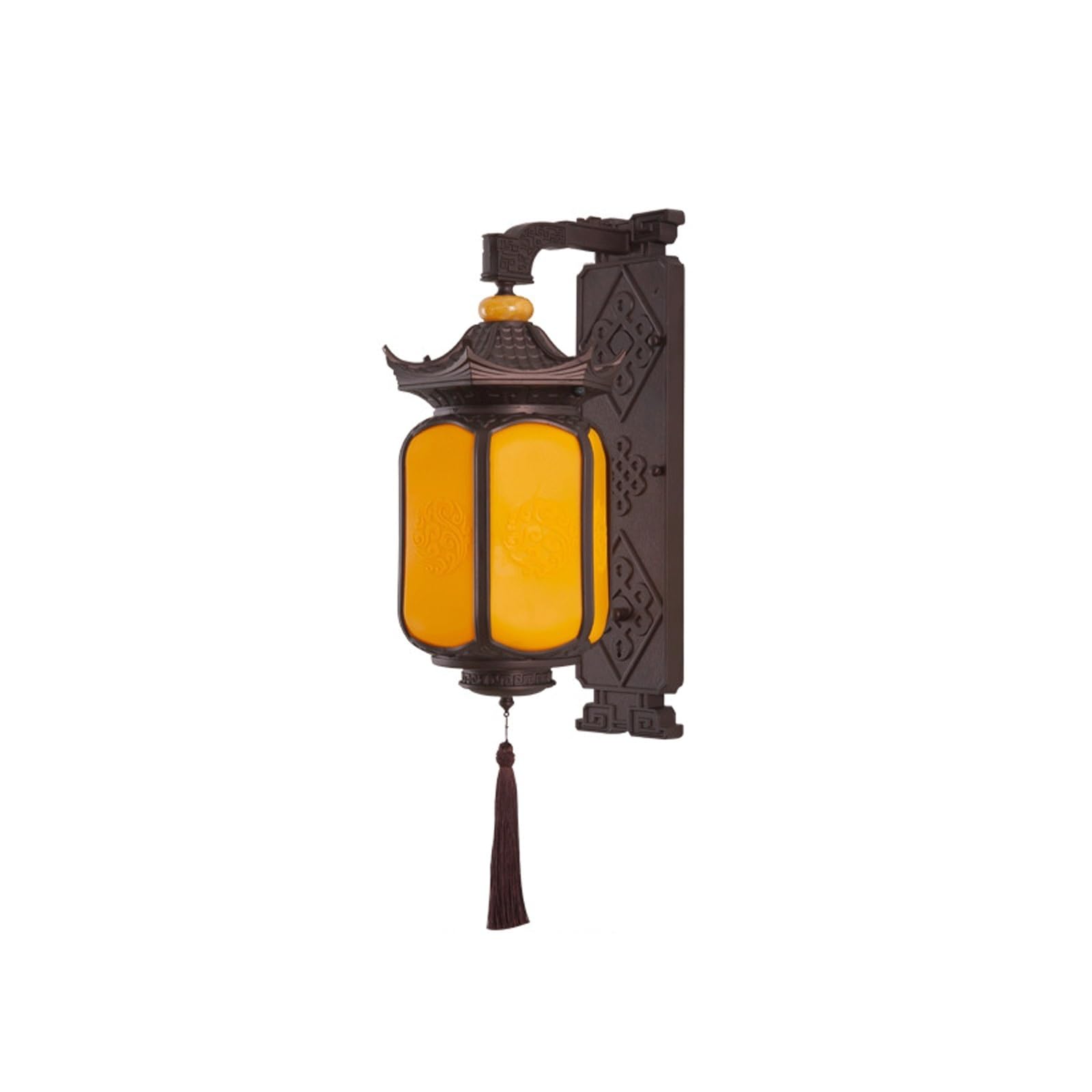 OZBMA Outdoor Wall Sconce, 20" Aluminum Exterior Lantern, Milky Shade Pavilion Lamp, Waterproof Light Fixture for Porch Patio Entryway Villa Mansion Garden Yard Entry Cottage