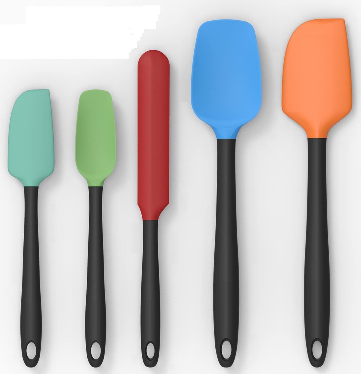Amazon | WE-CEF シリコンスパチュラ 5個セット 高温耐性 食品グレード