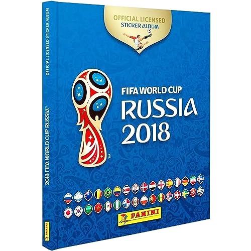 Álbum Capa Dura da Copa do Mundo Rússia 2018 + 60 Figurinhas