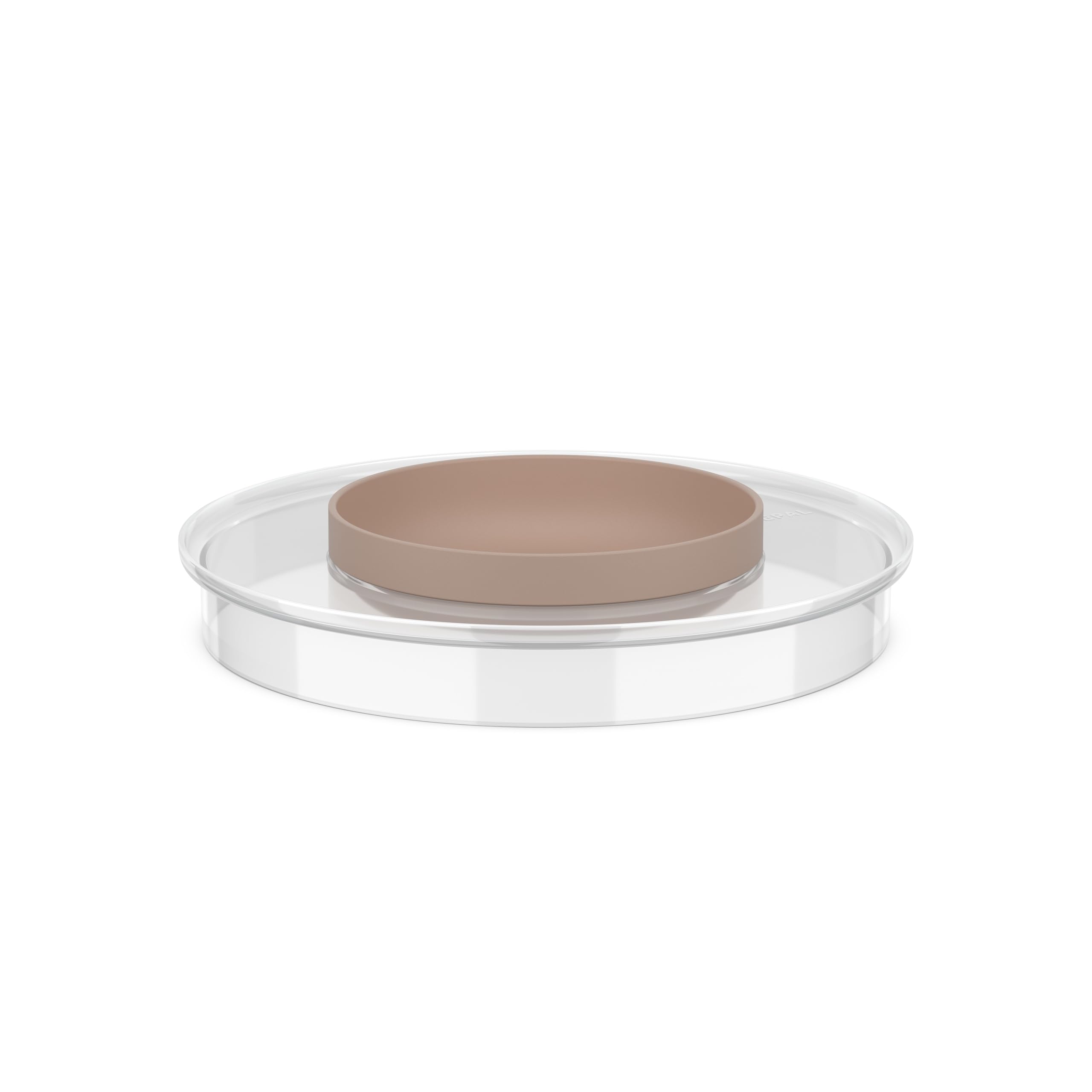 Mepal - Splashproof Lid Chef it - Fits 3000 ml Mixing Bowl - Extra Bowl inside - No Splashes, keeps the Countertop clean - Microwave & Dishwasher Safe - 250 ml - Chalk