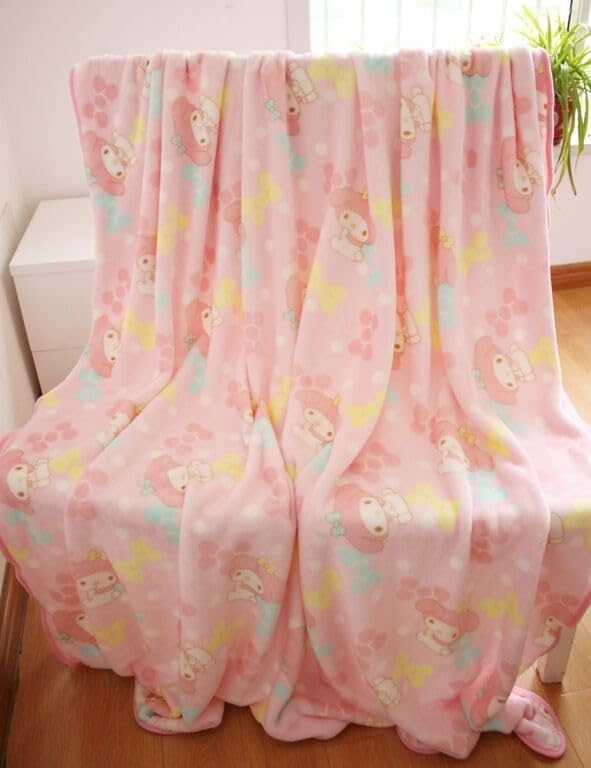 Miniatura 2 de Linda manta de melodía de anime, manta de felpa suave, manta de forro polar coral, 39.4 x 39.4 in